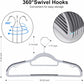 50 Pack Plastic Clothes Hangers (50 Count)