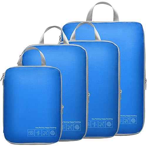 Compression Packing Cubes for Travel (4 Count)