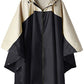 Adult Rain Poncho Waterproof Hooded Zipper Raincoat with Pockets