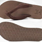 Flip Flops for Women Arch Support Summer Beach Sandals Brown Size 12