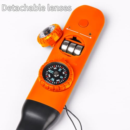 Multifunctional Survival Emergency Whistle for Kids with Compass Hiking Survival