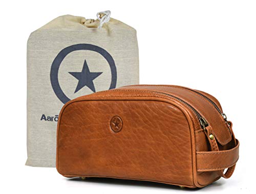 Leather Toiletry Bag for Men