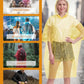 Disposable Adult Rain Ponchos Clear Emergency Raincoat (4 Count)