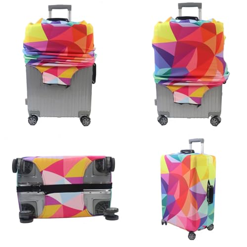 Thicker Travel Luggage Covers with Luggage Tag For Suitcase Tsa Approved