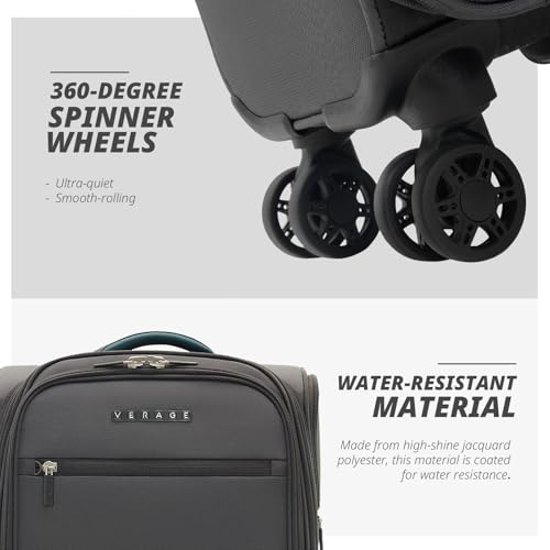 Underseat Carry On Luggage with Wheels
