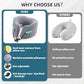 Travel Pillow Upgraded Airplane Neck Pillows Chin Support Adjustable Memory Foam Travel Essentials for Car Home Office Headrest Sleep with with Eye Masks Earplugs and Luxury Bag