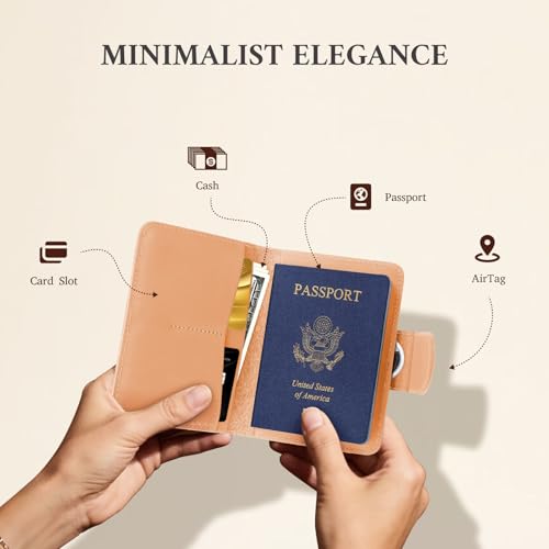 Genuine Leather Passport Holder