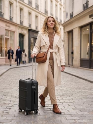 24 Inch Luggage Suitcase with Spinner Wheels TSA Lock