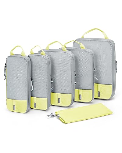 6 Set Compression Packing Cubes for Travel (6 Count)