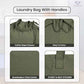 LFH Home Large Premium 1pack Cotton Rich Canvas Laundry Bag with Drawstring and Handles Heavy Duty