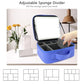 Travel Makeup Bag with LED Mirror Travel Makeup Organizer with 3 Lighted Settings