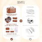 Travel Makeup Bag Organizer (3 Count)