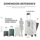 PC Hardside Carry On Luggage
