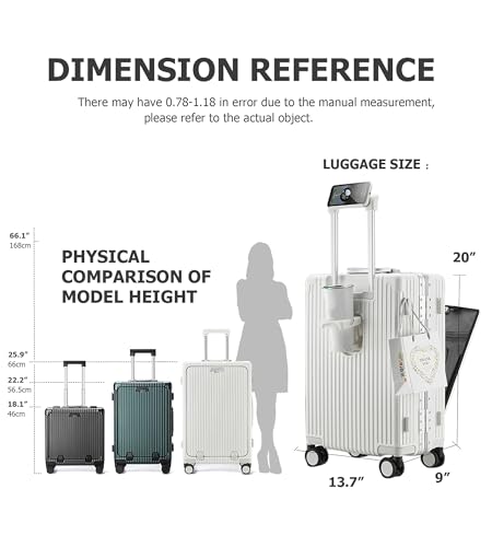 PC Hardside Carry On Luggage