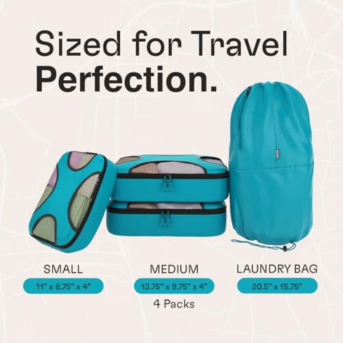 Packing Cubes for Travel 6 Set (5 Count)