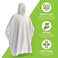 Disposable Rain Ponchos for Adults (5 Count)
