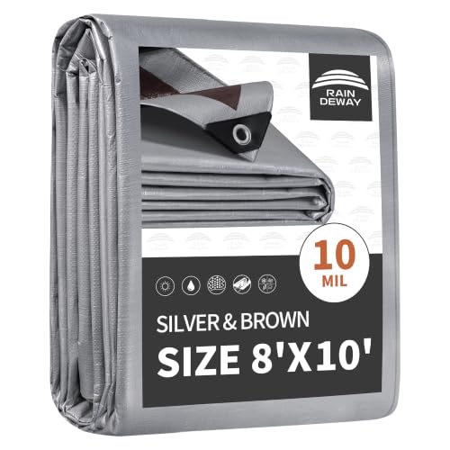 8x10 Feet Tarps Heavy Duty Waterproof