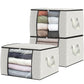 3 Pack Storage Bags for Clothes Blanket Storage Bins with Lids (3 Count)