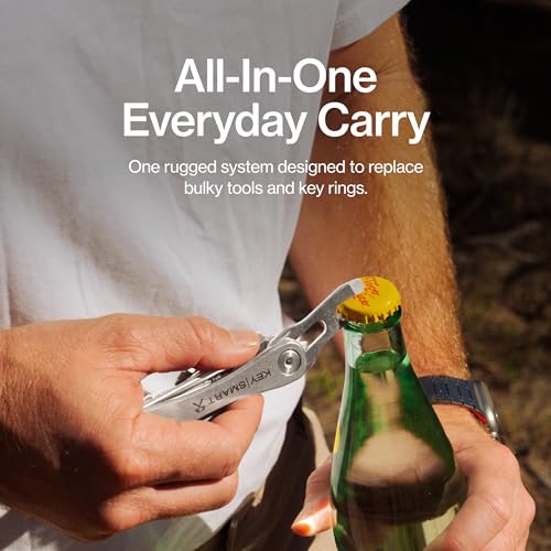 KeySmart Rugged Keychain Multitool Key Holder (2 Count)