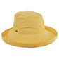 Women's Cotton Hat with Inner Drawstring and Upf 50+ Rating