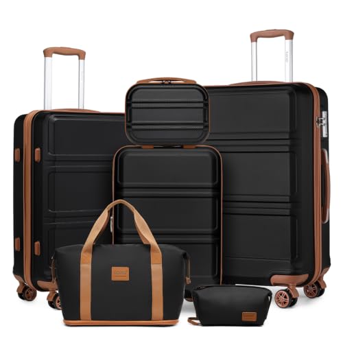 Suitcase Set 3 Piece Luggage Set Expandable with Spinner Wheels