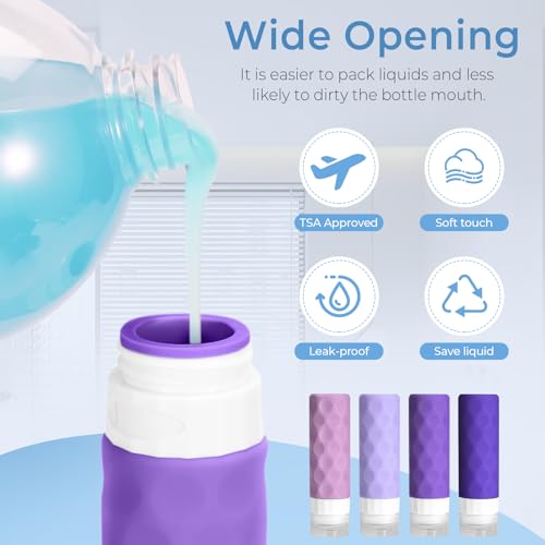 16pack Travel Bottles for Toiletries (16 Count)