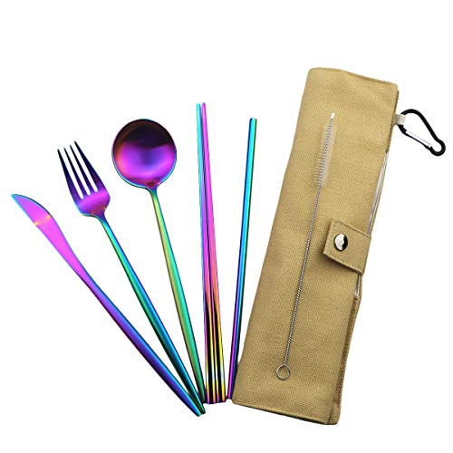 Luxury Rainbow Matte Portable 18