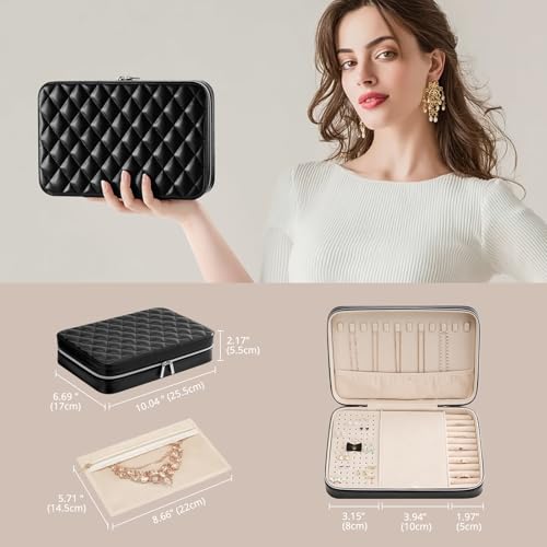 Travel Jewelry Case for Women Girls