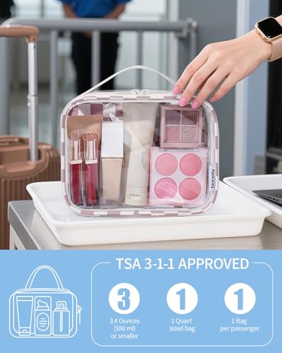 TSA Approved Clear Toiletry Bag for Travel