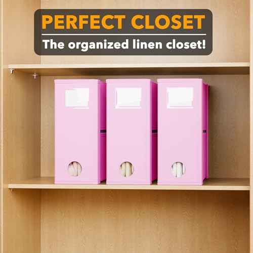 3 Pack Bed Sheet Organizers and Storage (3 Count)