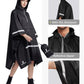 Adult Rain Poncho Waterproof Hooded Raincoat Lightweight Packable