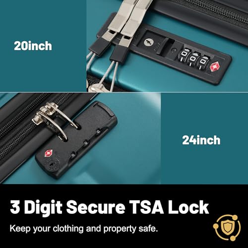 Luggage Sets Front Opening (2 Count)