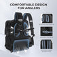 BaitSpace Fishing Backpack with Bait Binder & 2 Rod Holders