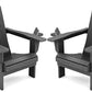 Outdoor Adirondack Chair Set of 2 with 2 Cup Holders (2 Count)