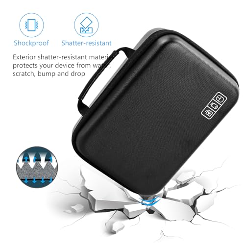 Hard Travel Electronic Organizer Case for MacBook Power Adapter Chargers Cables Power Bank Apple Magic Mouse Apple Pencil USB Flash Disk SD Card Small Portable Accessories Bag