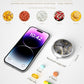 Pill Box 3 Compartment Portable Travel Medicine Box with Mirror