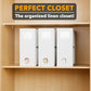 3 Pack Bed Sheet Organizers and Storage (3 Count)