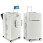 Super Large Aluminum Frame Zipperless Checked Luggage Front Pocket