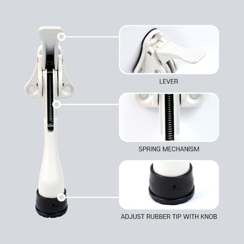 One Touch Kickdown Door Stopper (2 Count)