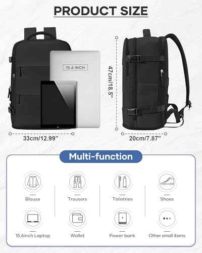 Vacuum Backpack Travel with Pump