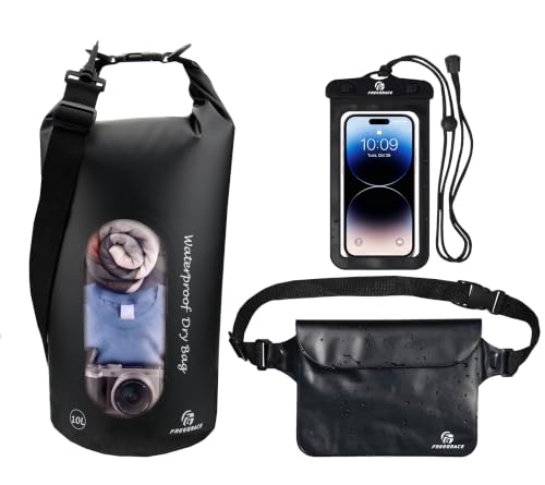 Waterproof Dry Bag with Double Zip (3 Count)