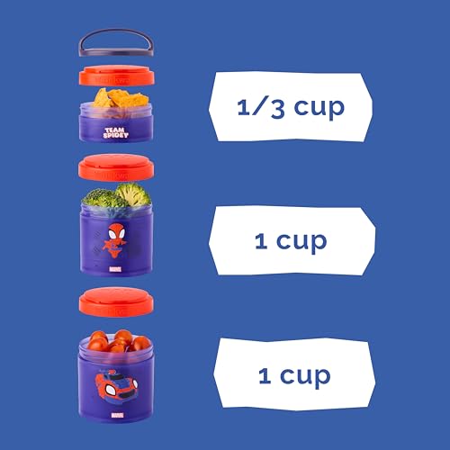 Spider Man Team Spidey Stackable Snack Containers for Babies