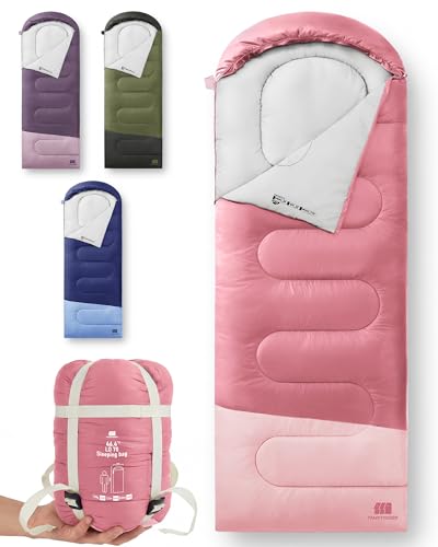 Warm Weather Lightweight Sleeping Bag for Adults