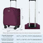 16 Inch Underseat Mini Carry On Luggage with Spinner Wheels