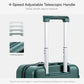 Grace Carry On Luggage with Wheels Airline Approved Hard Shell Suitcases with Front Pocket