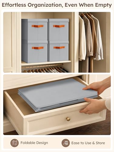 Storage Bins with Lids (6 Count)