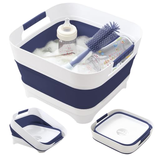 Collapsible Wash Basin for Baby Bottles