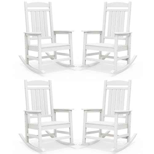 Outdoor Rocking Chair Set of 4 (4 Count)