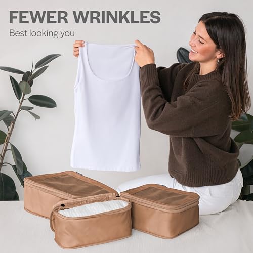 Compression Packing Cubes for Travel (4 Count)