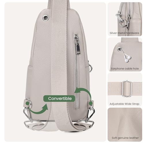 Genuine Leather Small Crossbody Bags for Women Anti